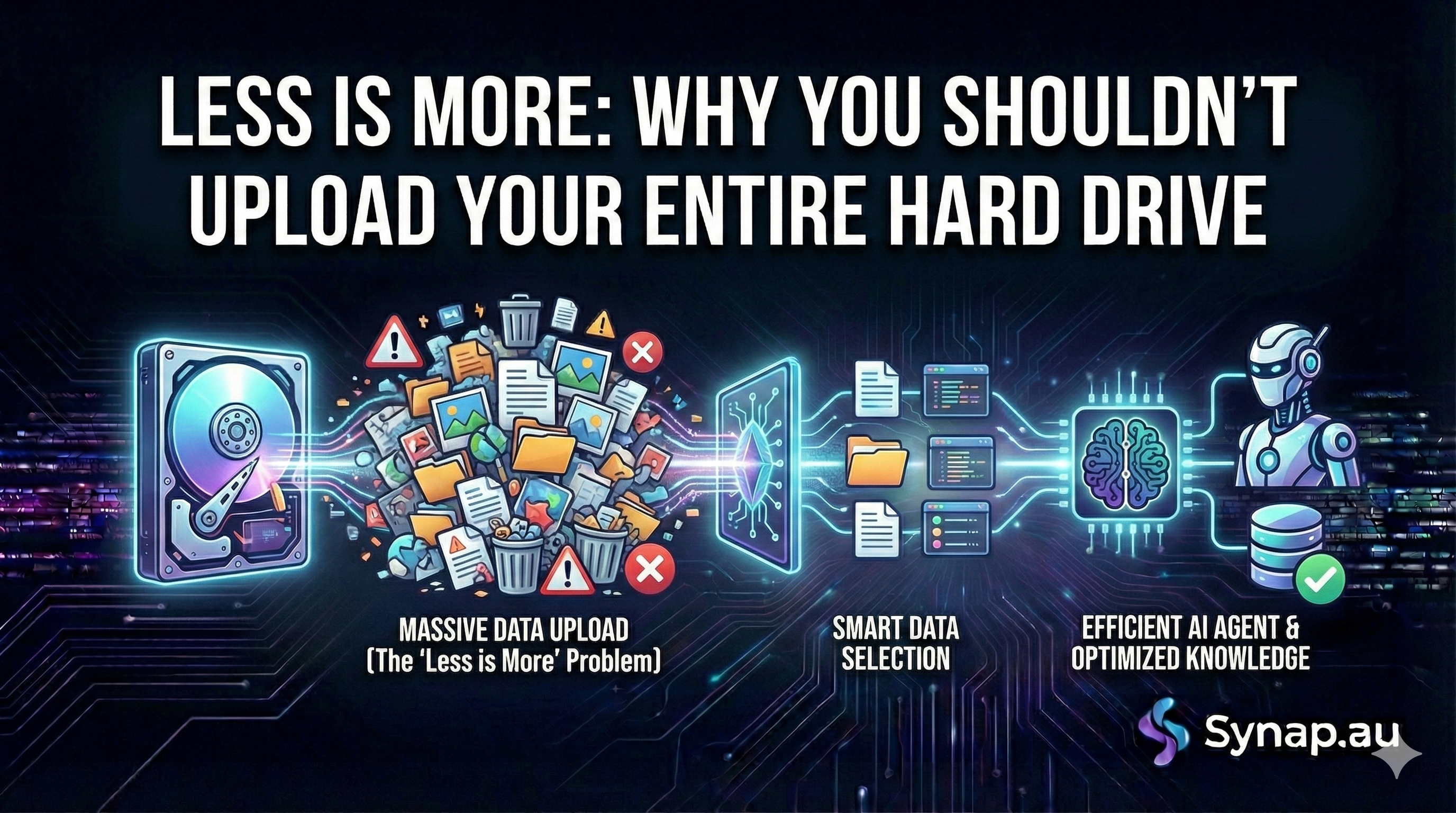 Less is More: Why You Shouldn't Upload Your Entire Hard Drive